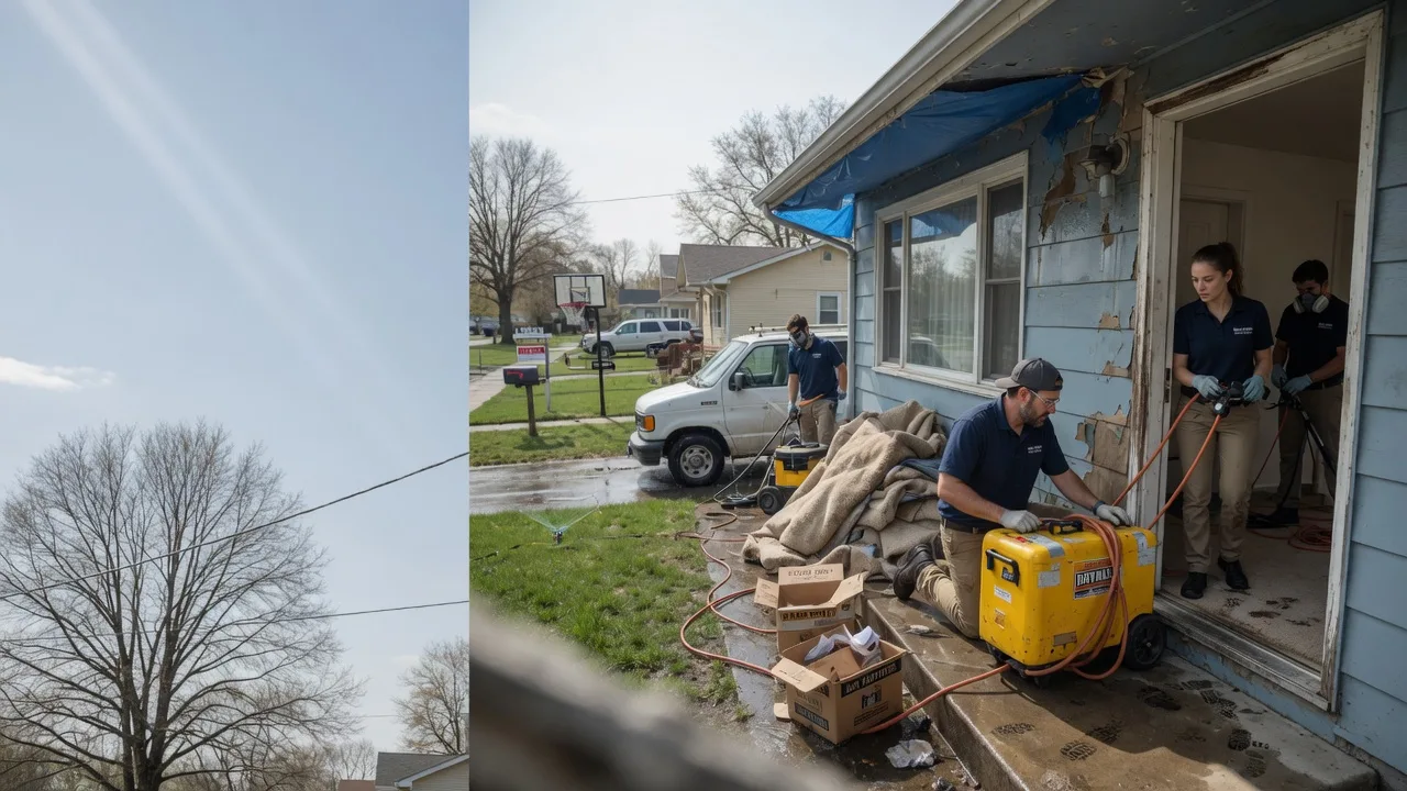 Basement Flood Cleanup in Waka, TX near me